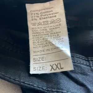 Men’s Black XXL OverHauls very Soft and Comfortable.